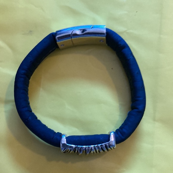 Handmade Cork Bracelet with Magnetic Snap - Picture 2 of 3